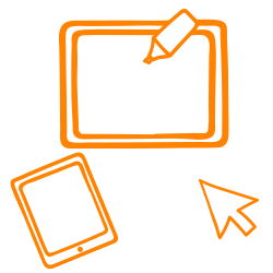 Tablet and display icons