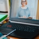 Student working from home